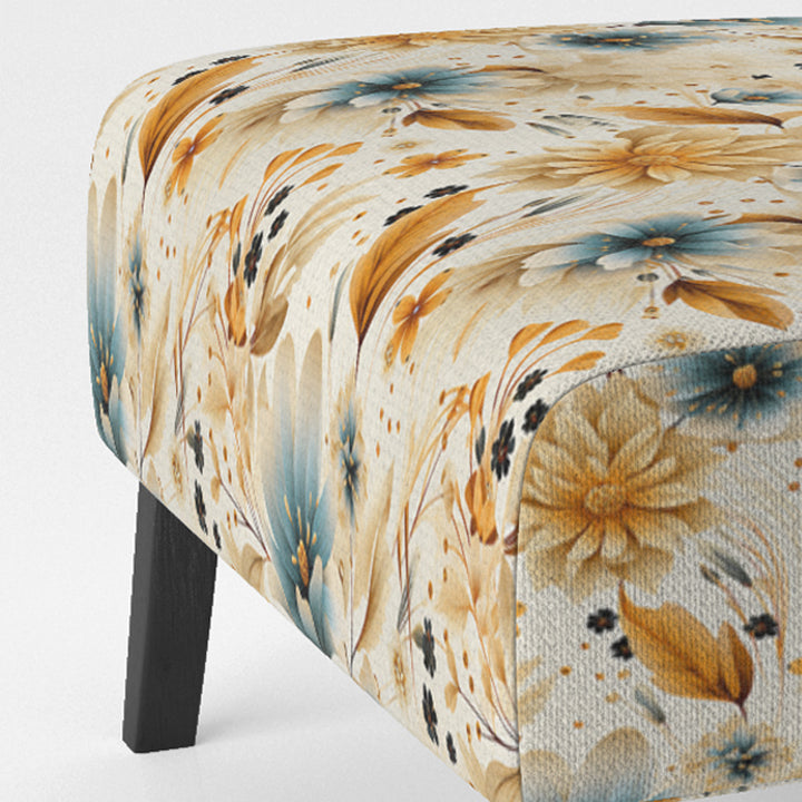 Earthy Elegance Boho Pattern - Upholstered Cottage Accent Chairs