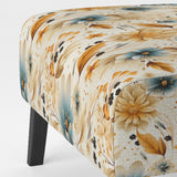 Earthy Elegance Boho Pattern - Upholstered Cottage Accent Chairs