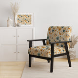 Earthy Elegance Boho Pattern - Upholstered Cottage Accent Chairs