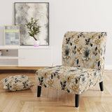 Ethereal Neutrals Boho Pattern - Upholstered Cottage Accent Chairs