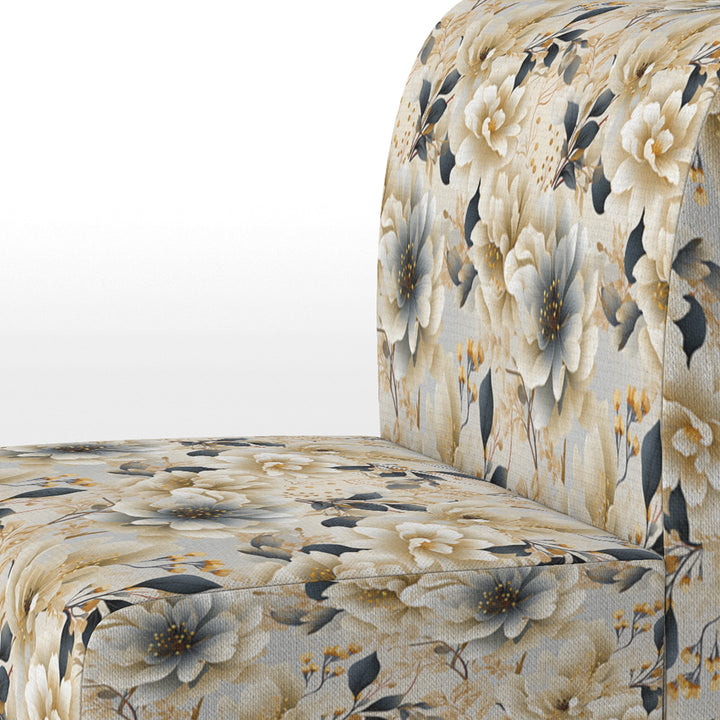 Ethereal Neutrals Boho Pattern - Upholstered Cottage Accent Chairs
