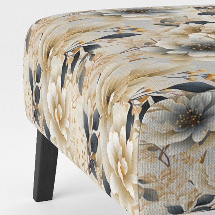 Ethereal Neutrals Boho Pattern - Upholstered Cottage Accent Chairs