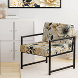 Ethereal Neutrals Boho Pattern - Upholstered Cottage Accent Chairs