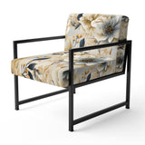 Ethereal Neutrals Boho Pattern - Upholstered Cottage Accent Chairs