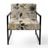 Ethereal Neutrals Boho Pattern - Upholstered Cottage Accent Chairs