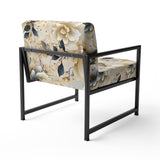 Ethereal Neutrals Boho Pattern - Upholstered Cottage Accent Chairs