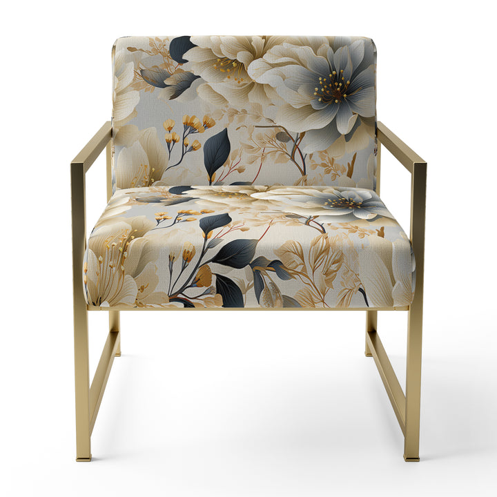 Ethereal Neutrals Boho Pattern - Upholstered Cottage Accent Chairs