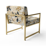 Ethereal Neutrals Boho Pattern - Upholstered Cottage Accent Chairs
