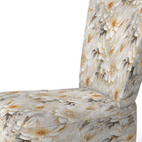 White Chrysanthemum Flowers Boho Pattern - Cottage Arm Chair