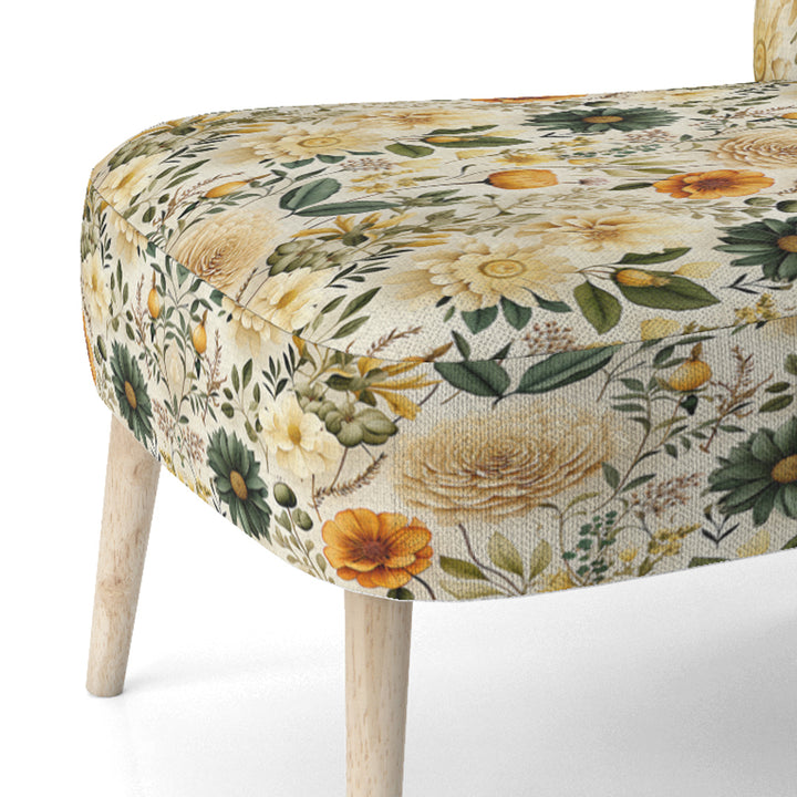 Floral Wanderlust Boho Pattern - Bohemian Accent Side Chair