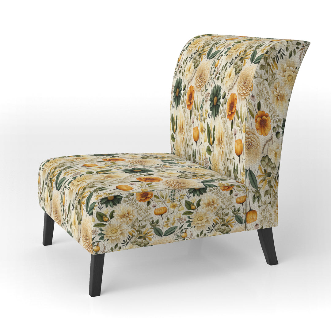 Floral Wanderlust Boho Pattern - Bohemian Accent Side Chair