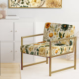 Floral Wanderlust Boho Pattern - Bohemian Accent Side Chair
