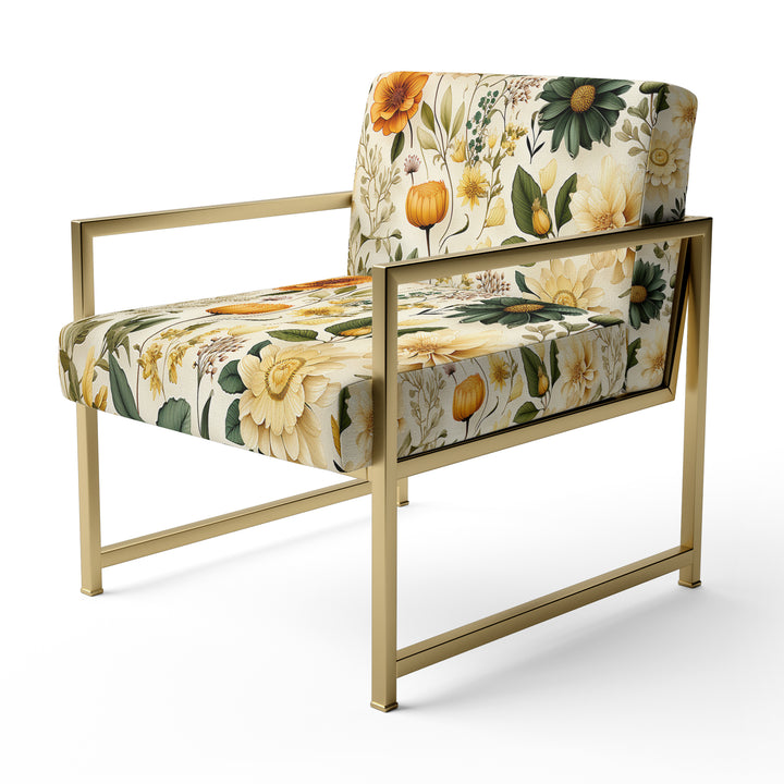 Floral Wanderlust Boho Pattern - Bohemian Accent Side Chair