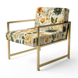 Floral Wanderlust Boho Pattern - Bohemian Accent Side Chair