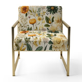 Floral Wanderlust Boho Pattern - Bohemian Accent Side Chair