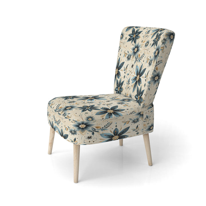 Nomadic Serenity Boho Pattern - Upholstered Modern Accent Chairs
