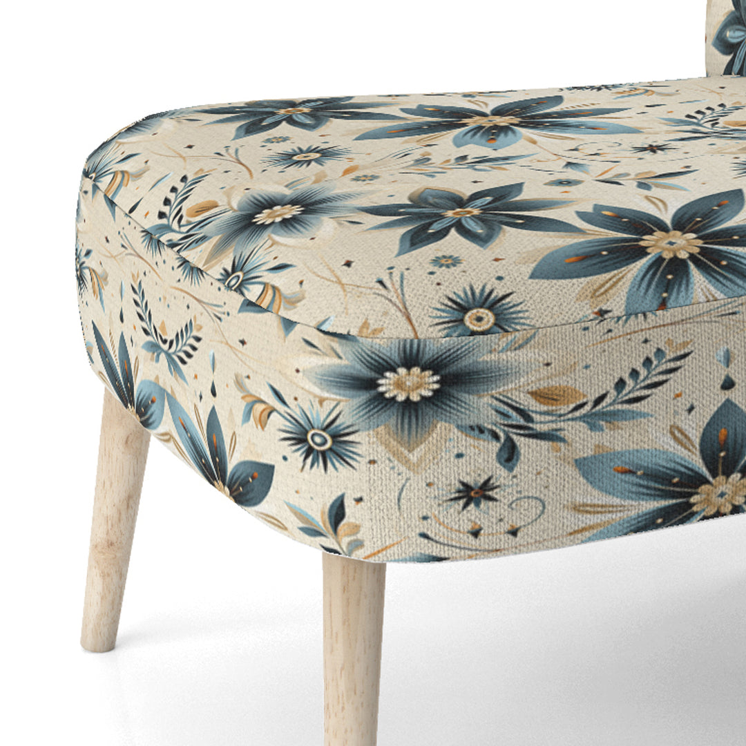 Nomadic Serenity Boho Pattern - Upholstered Modern Accent Chairs