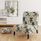 Nomadic Serenity Boho Pattern - Upholstered Modern Accent Chairs