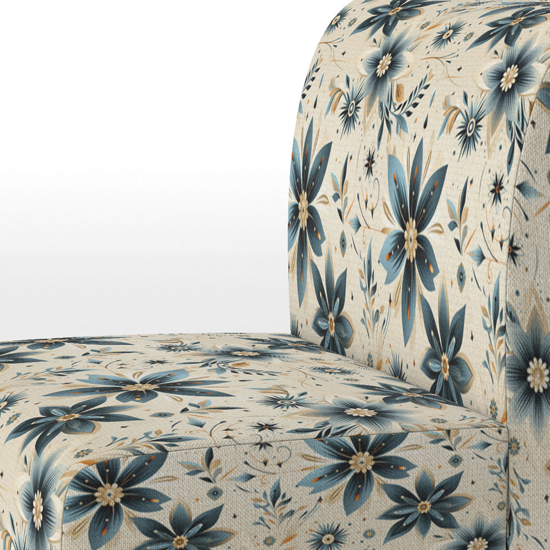 Nomadic Serenity Boho Pattern - Upholstered Modern Accent Chairs
