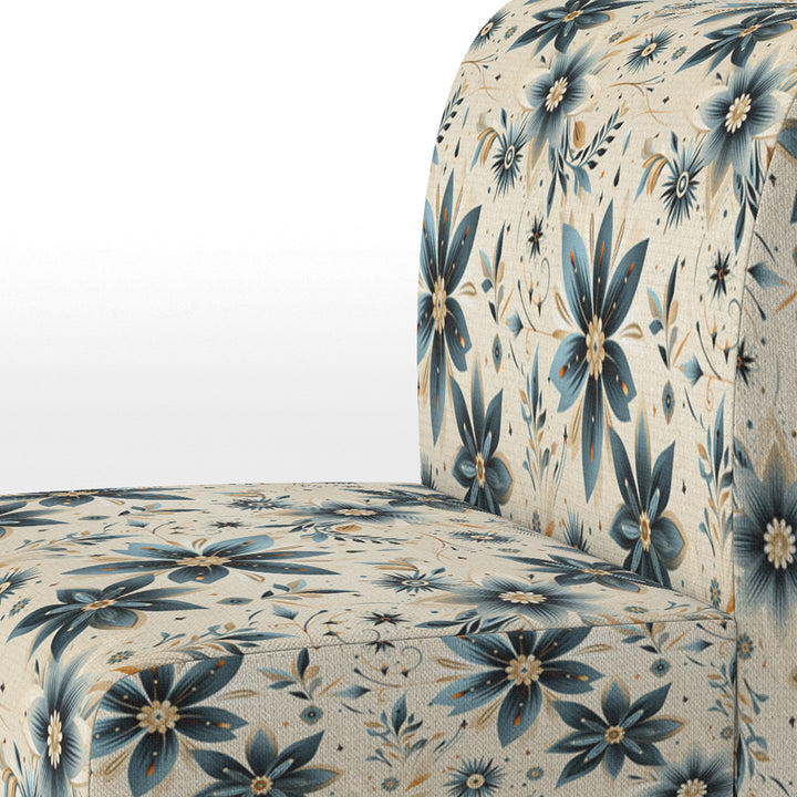 Nomadic Serenity Boho Pattern - Upholstered Modern Accent Chairs