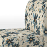 Nomadic Serenity Boho Pattern - Upholstered Modern Accent Chairs