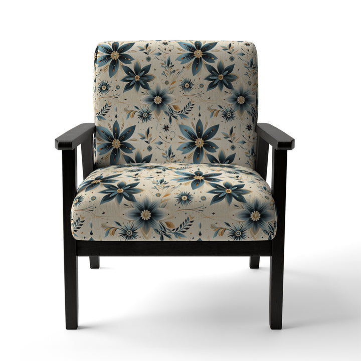 Nomadic Serenity Boho Pattern - Upholstered Modern Accent Chairs
