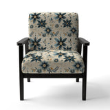 Nomadic Serenity Boho Pattern - Upholstered Modern Accent Chairs