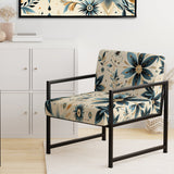 Nomadic Serenity Boho Pattern - Upholstered Modern Accent Chairs