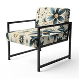 Nomadic Serenity Boho Pattern - Upholstered Modern Accent Chairs