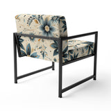 Nomadic Serenity Boho Pattern - Upholstered Modern Accent Chairs