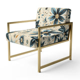 Nomadic Serenity Boho Pattern - Upholstered Modern Accent Chairs