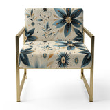 Nomadic Serenity Boho Pattern - Upholstered Modern Accent Chairs