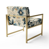 Nomadic Serenity Boho Pattern - Upholstered Modern Accent Chairs