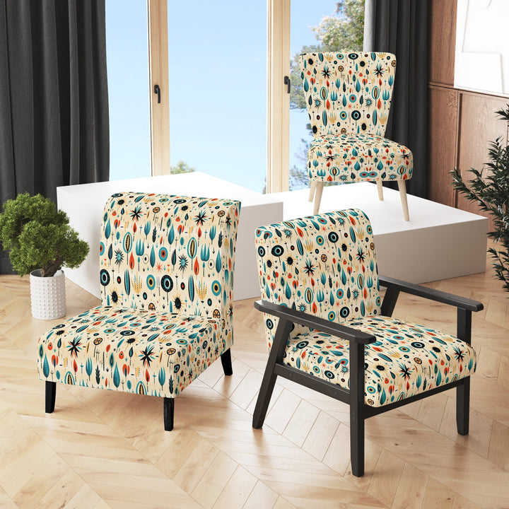 Nomadic Treasures Boho Pattern - Modern Accent Side Chair