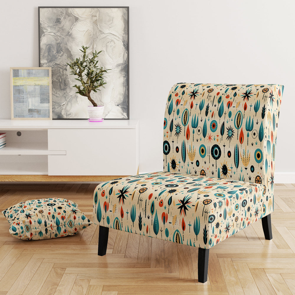 Nomadic Treasures Boho Pattern - Modern Accent Side Chair