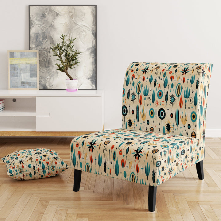 Nomadic Treasures Boho Pattern - Modern Accent Side Chair