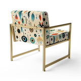 Nomadic Treasures Boho Pattern - Modern Accent Side Chair