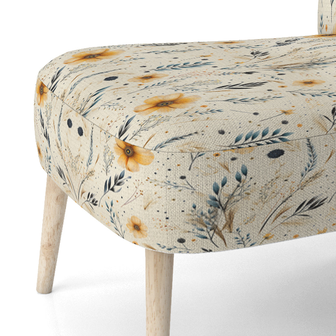 Nomadic Whispers Boho Pattern - Modern Arm Chair