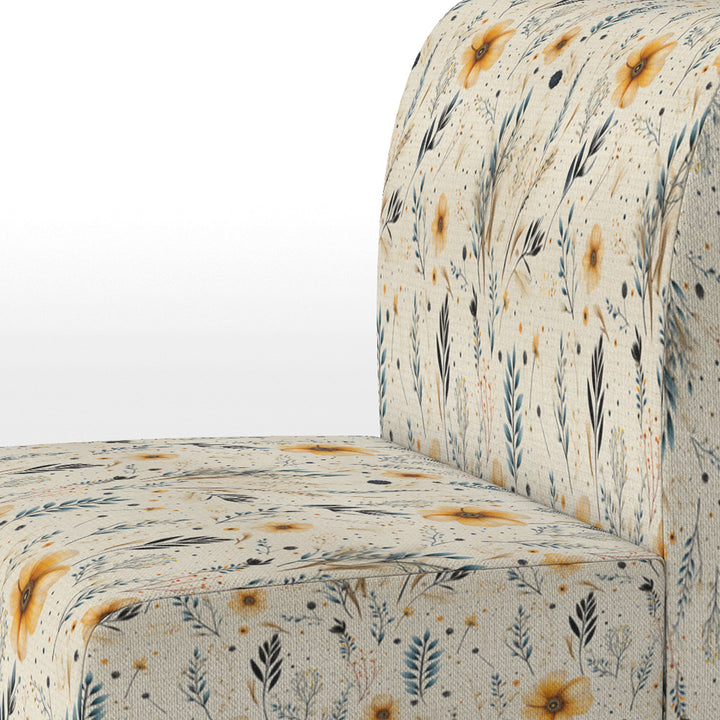 Nomadic Whispers Boho Pattern - Modern Arm Chair