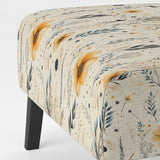 Nomadic Whispers Boho Pattern - Modern Arm Chair