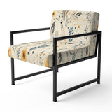 Nomadic Whispers Boho Pattern - Modern Arm Chair