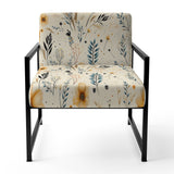 Nomadic Whispers Boho Pattern - Modern Arm Chair