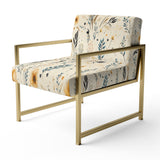 Nomadic Whispers Boho Pattern - Modern Arm Chair