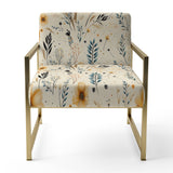 Nomadic Whispers Boho Pattern - Modern Arm Chair