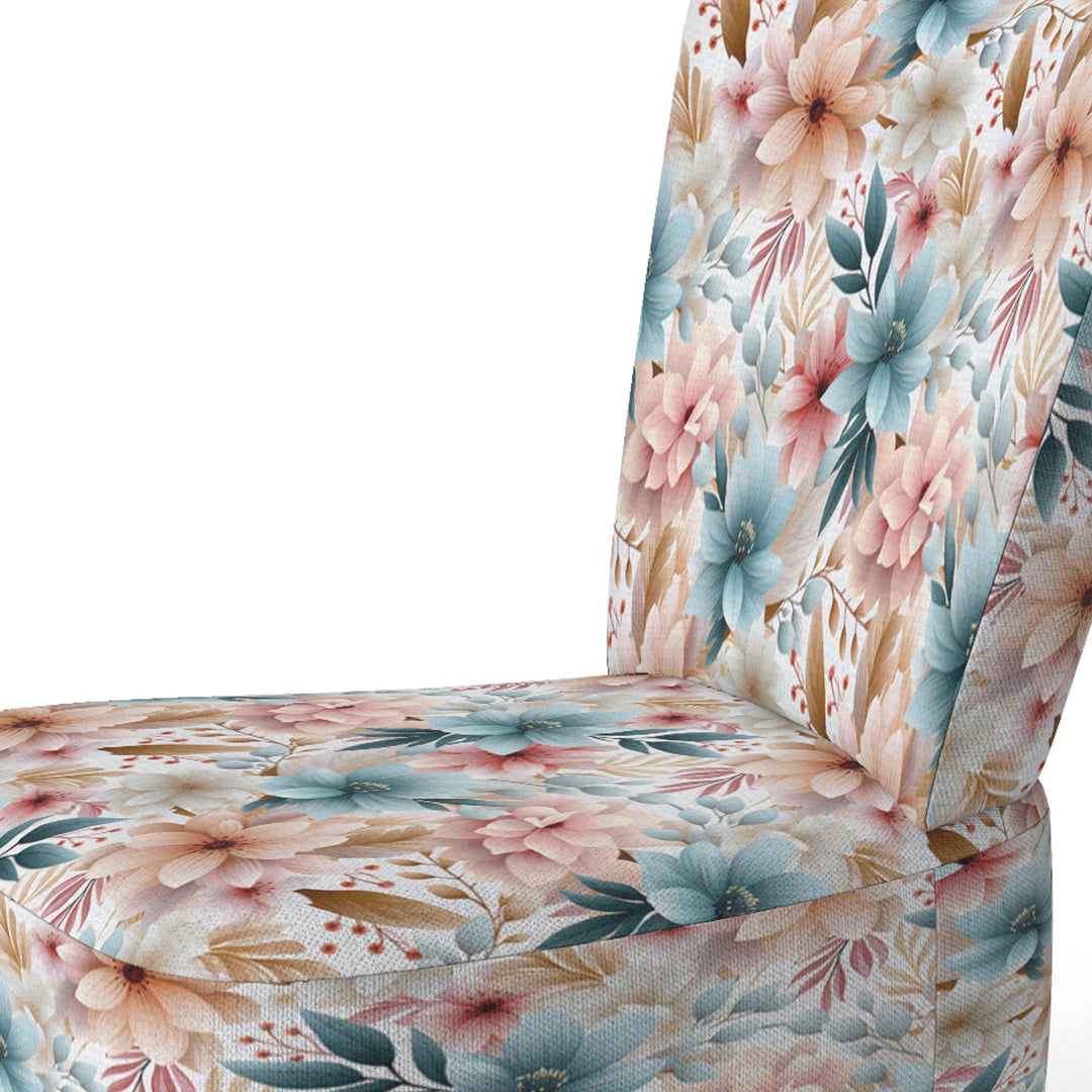 Pastel Bohemian Flowers Pattern - Cottage Arm Chair
