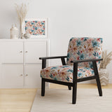 Pastel Bohemian Flowers Pattern - Cottage Arm Chair