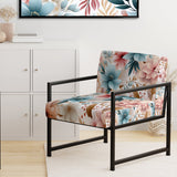 Pastel Bohemian Flowers Pattern - Cottage Arm Chair