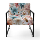 Pastel Bohemian Flowers Pattern - Cottage Arm Chair