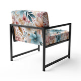 Pastel Bohemian Flowers Pattern - Cottage Arm Chair