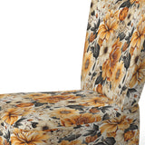 Autumn Cottage Flowers Pattern - Upholstered Cottage Accent Chairs